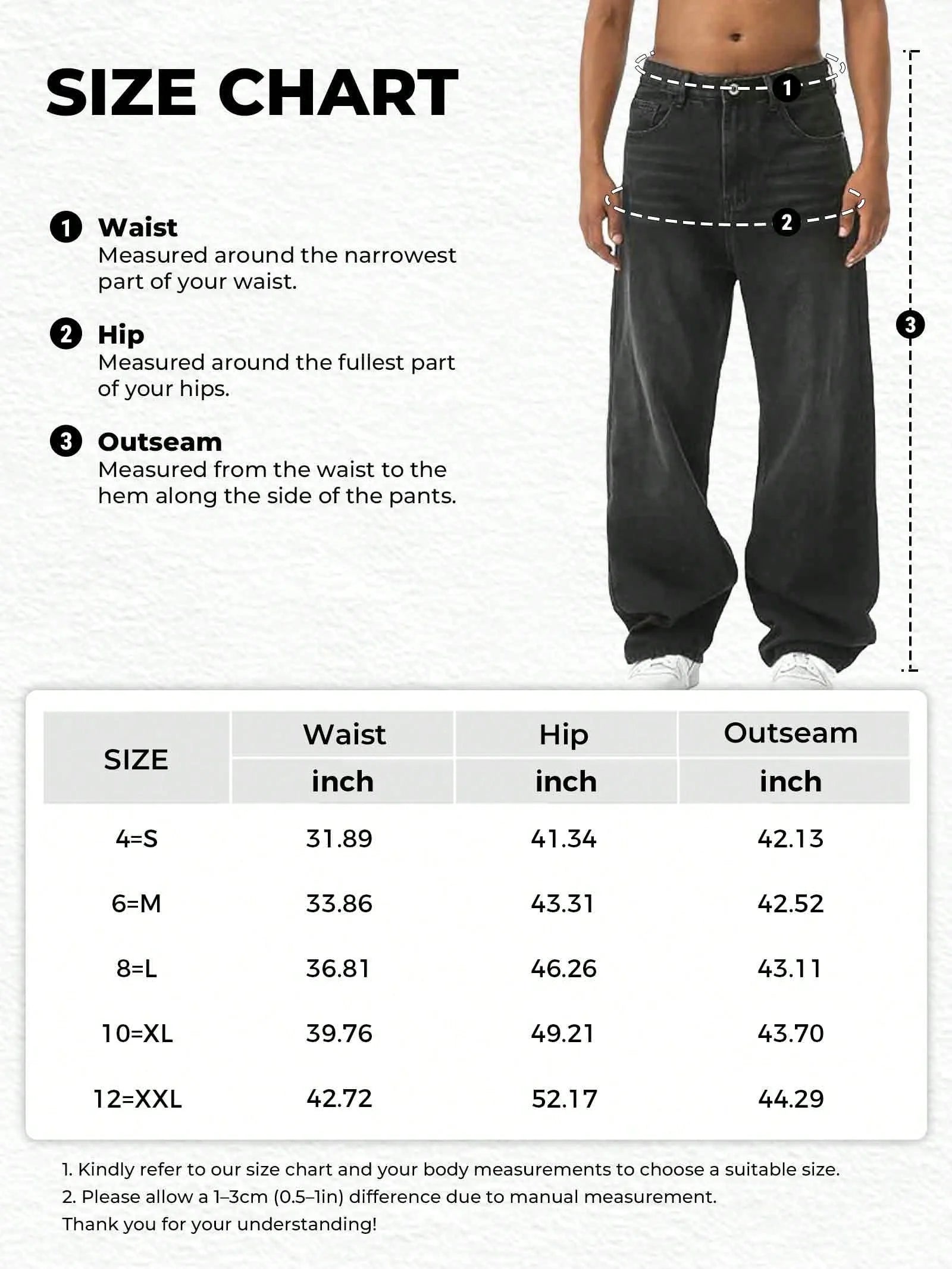 Men'S Wide Leg Jeans Y2K Vintage Baggy Jeans 90S Hip Hop Streetwear Loose Fit Denim Pants